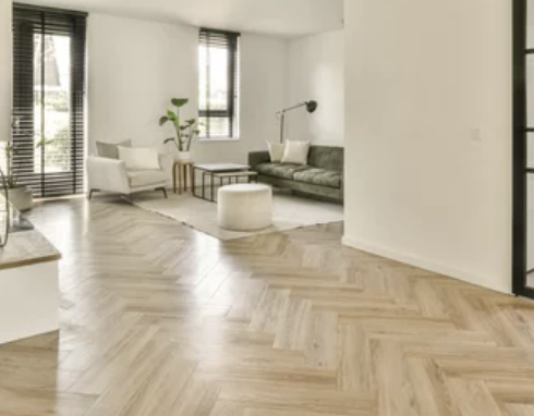 Plush carpet installation
